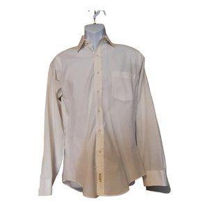 VTG After Six S5 Mens 14/14.5   34/35 White Dress Shirt